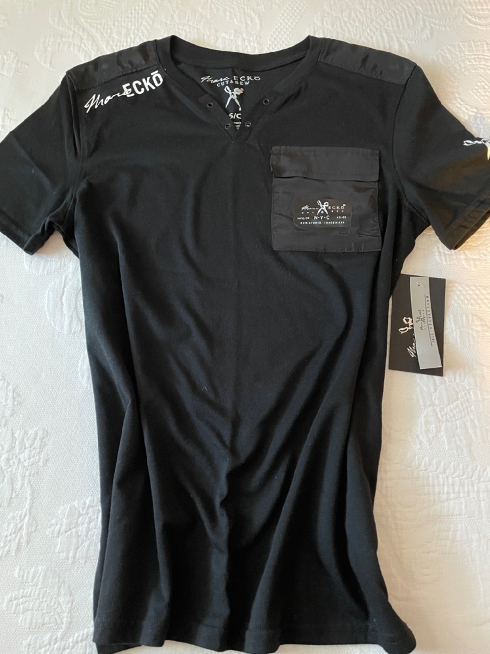 Marc Ecko black t-shirt. Short sleeve. New.
